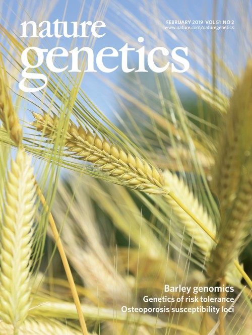 Nature Genetics目次の表紙