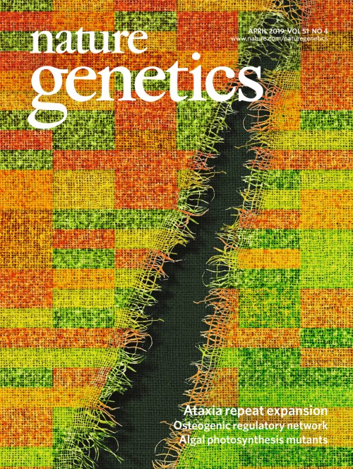 Nature Genetics目次の表紙