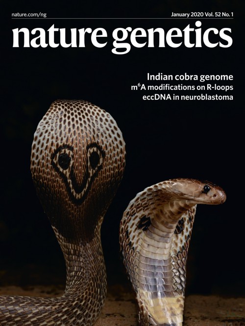 Nature Genetics目次の表紙