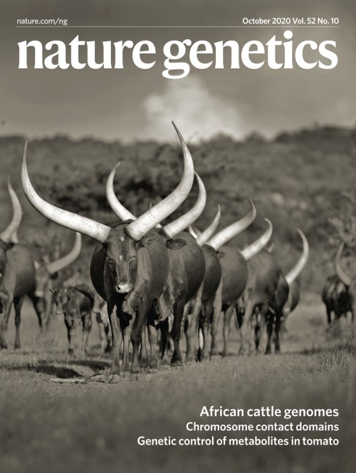 Nature Genetics目次の表紙