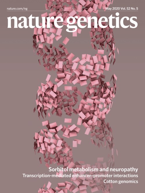 Nature Genetics目次の表紙