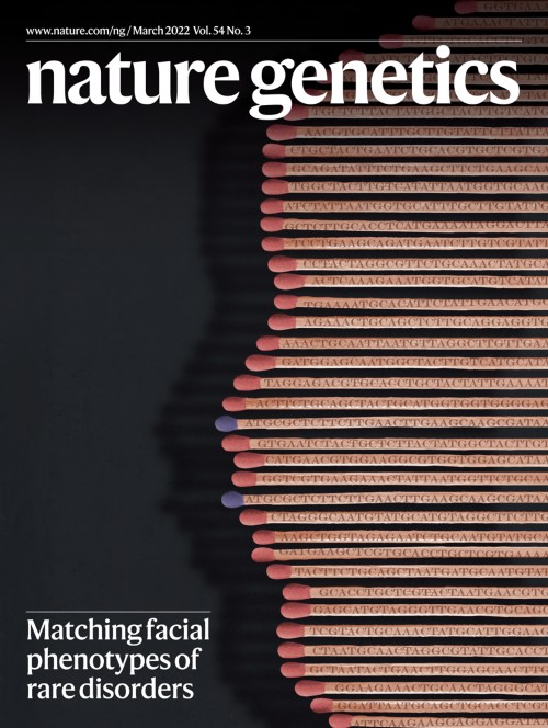 Nature Genetics目次の表紙