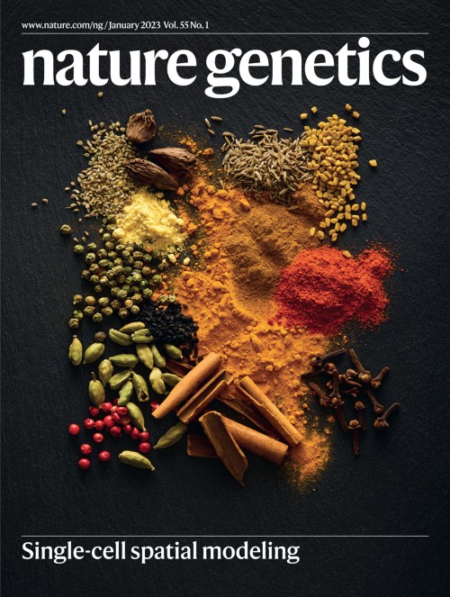 Nature Genetics目次の表紙