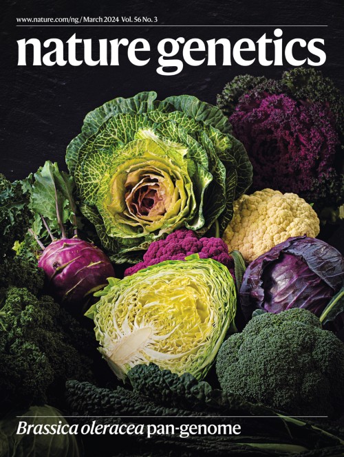 Nature Genetics目次の表紙