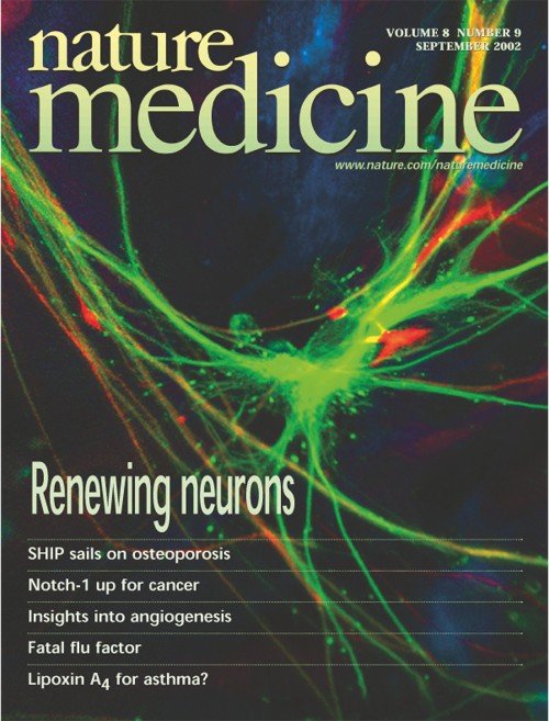 Nature Medicine目次の表紙