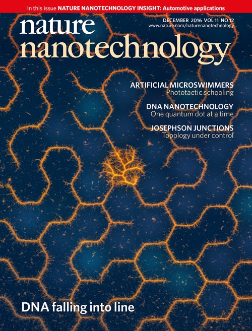 Nature Nanotechnology目次の表紙