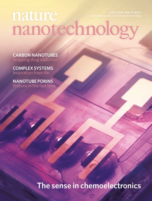 Nature Nanotechnology目次の表紙