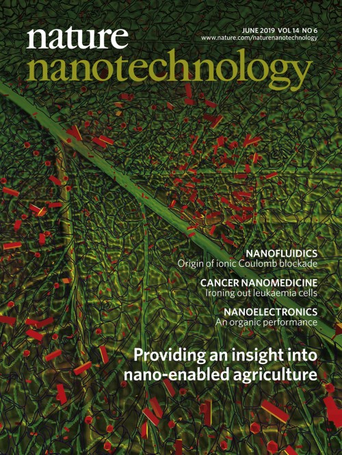 Nature Nanotechnology目次の表紙