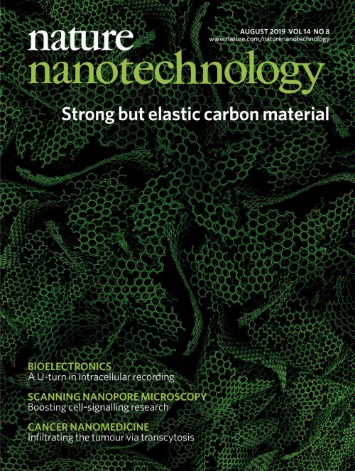 Nature Nanotechnology目次の表紙