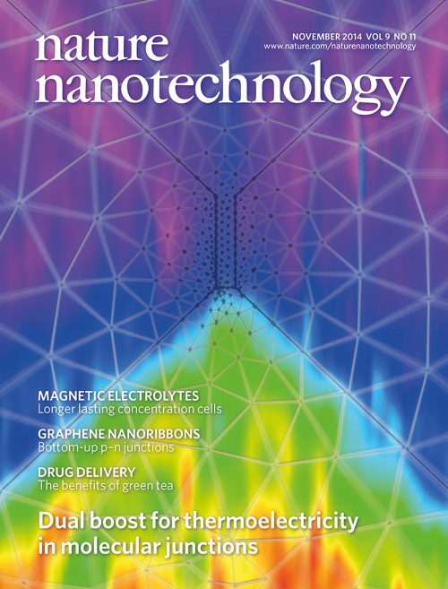 Nature Nanotechnology目次の表紙