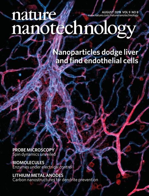 Nature Nanotechnology目次の表紙