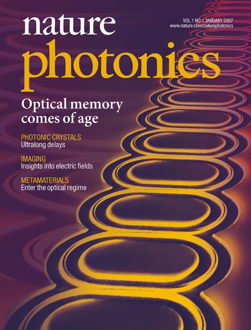 Nature Photonics目次の表紙