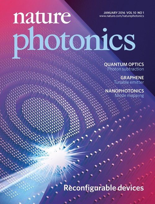 Nature Photonics目次の表紙