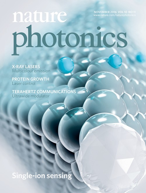 Nature Photonics目次の表紙