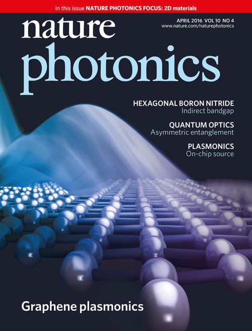 Nature Photonics目次の表紙