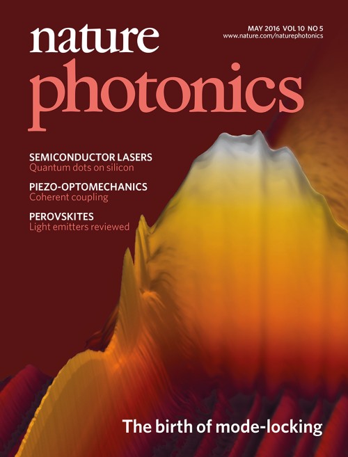 Nature Photonics目次の表紙