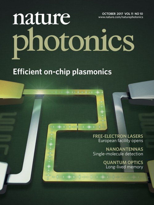 Nature Photonics目次の表紙