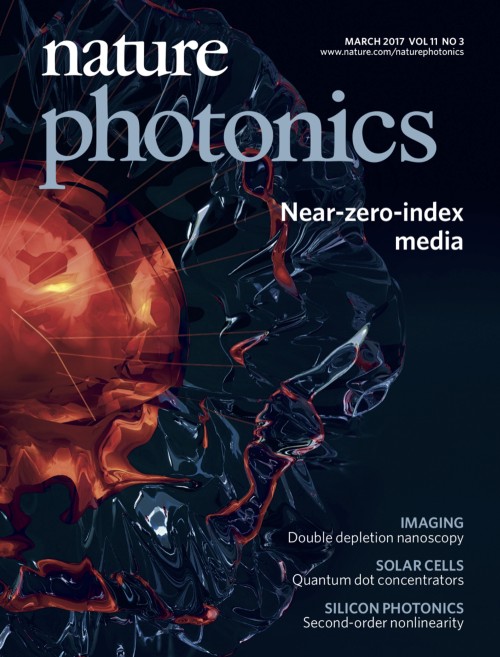 Nature Photonics目次の表紙