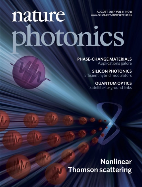 Nature Photonics目次の表紙