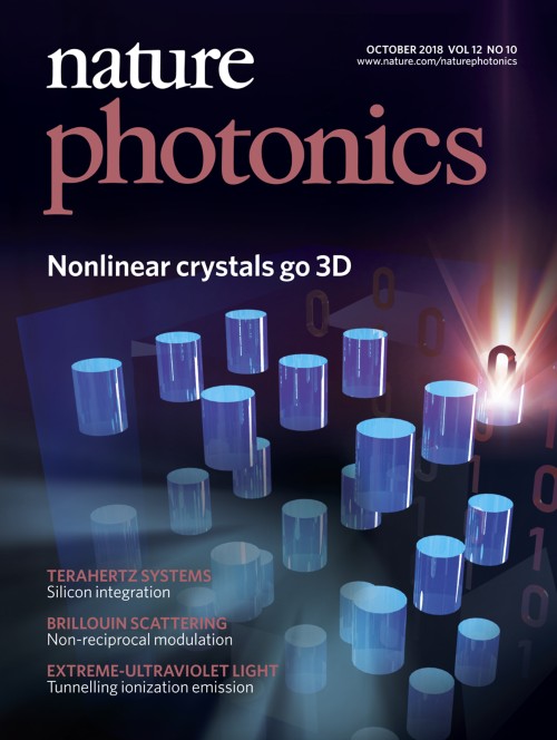 Nature Photonics目次の表紙