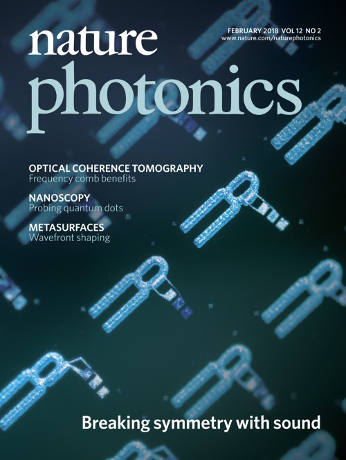 Nature Photonics目次の表紙