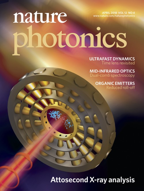 Nature Photonics目次の表紙