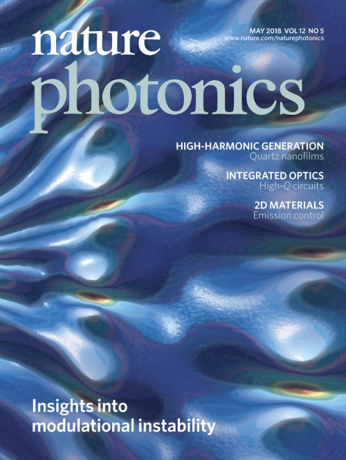 Nature Photonics目次の表紙