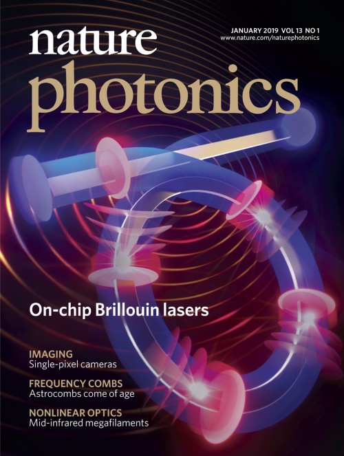 Nature Photonics目次の表紙