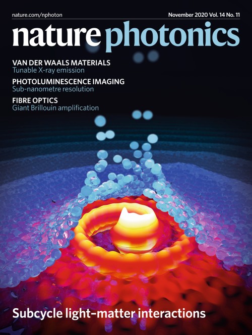 Nature Photonics目次の表紙