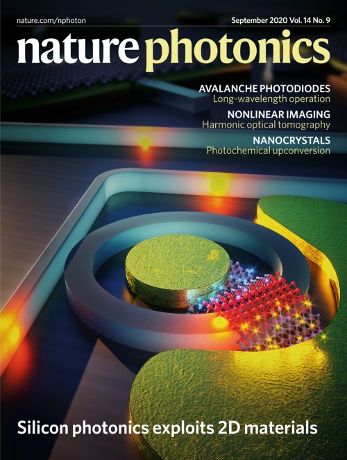 Nature Photonics目次の表紙