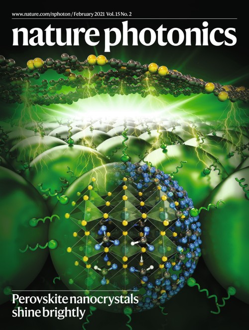 Nature Photonics目次の表紙