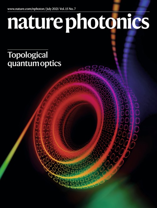 Nature Photonics目次の表紙