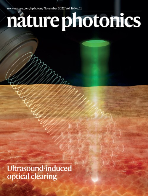 Nature Photonics目次の表紙