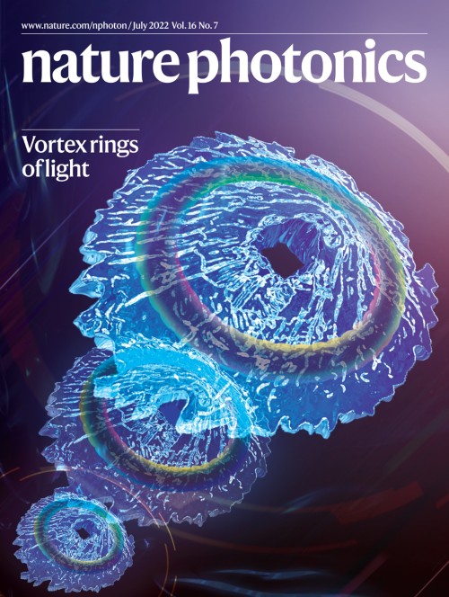 Nature Photonics目次の表紙