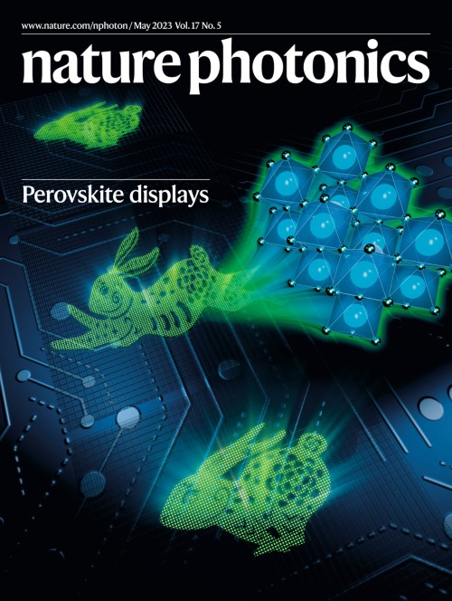 Nature Photonics目次の表紙