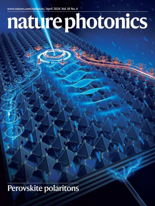 Nature Photonics目次の表紙