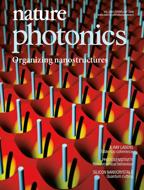 Nature Photonics目次の表紙