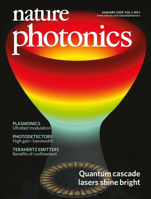 Nature Photonics目次の表紙