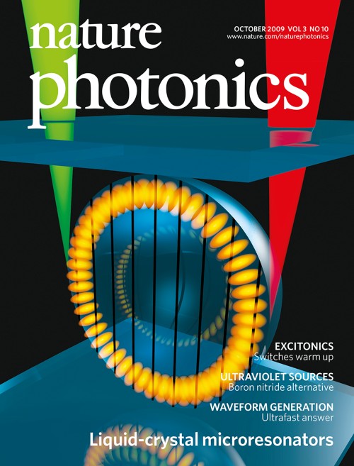 Nature Photonics目次の表紙