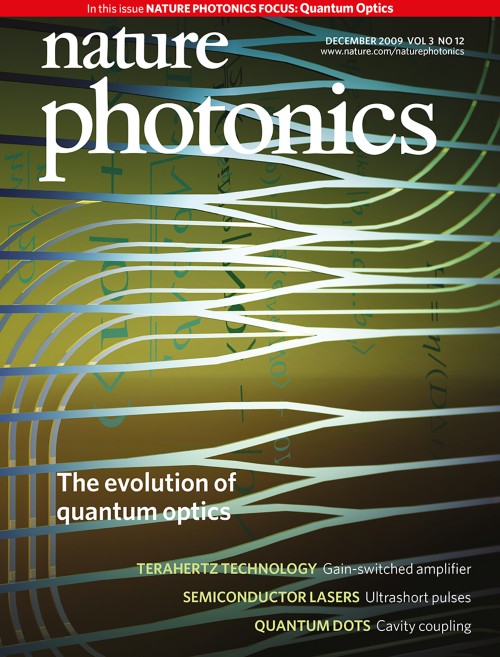 Nature Photonics目次の表紙