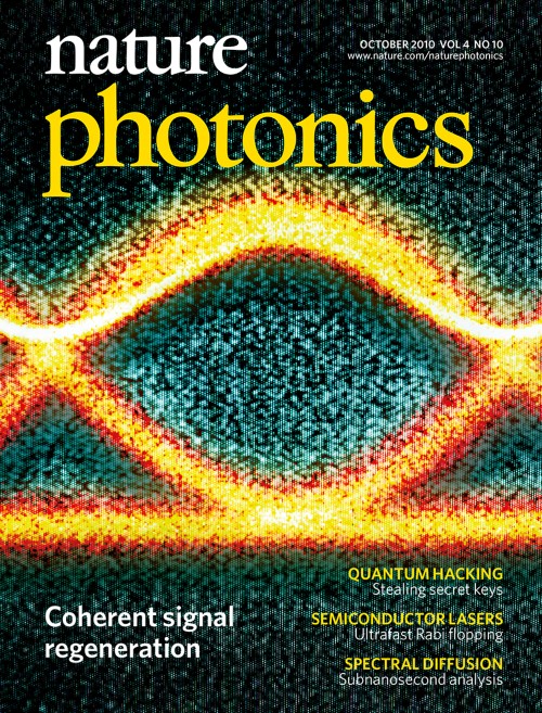 Nature Photonics目次の表紙