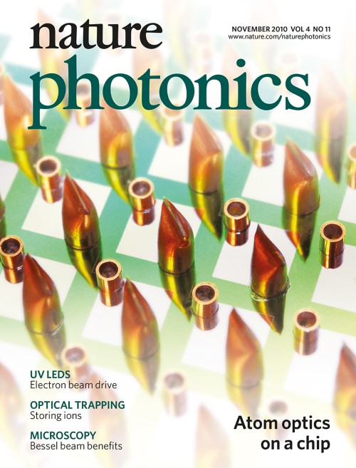 Nature Photonics目次の表紙