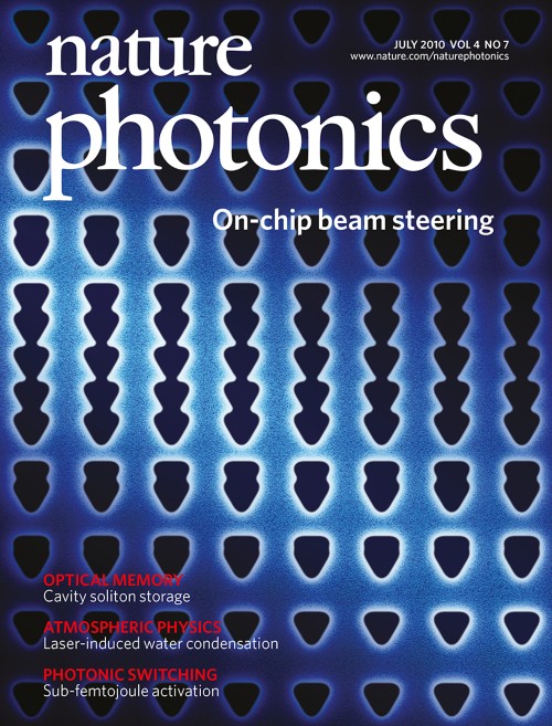 Nature Photonics目次の表紙