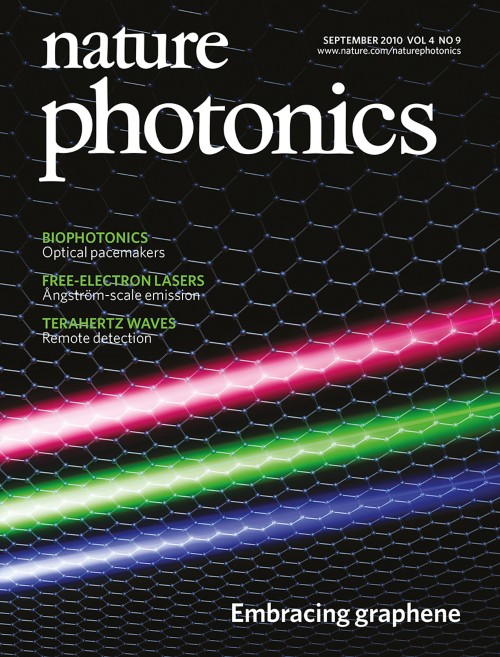 Nature Photonics目次の表紙