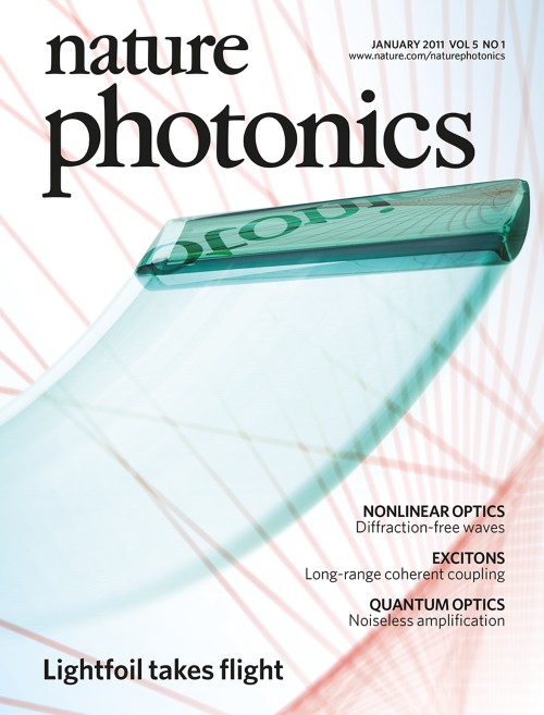 Nature Photonics目次の表紙