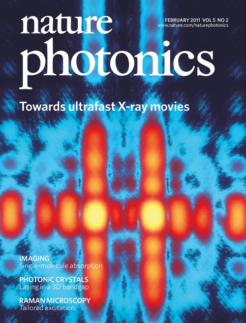 Nature Photonics目次の表紙