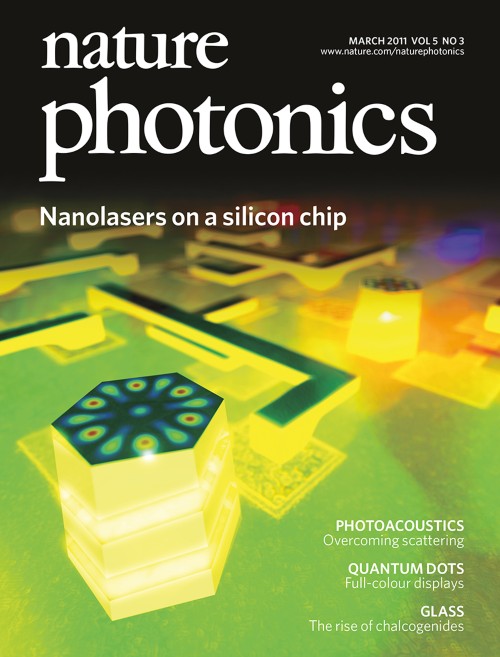 Nature Photonics目次の表紙