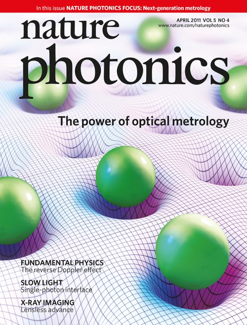 Nature Photonics目次の表紙