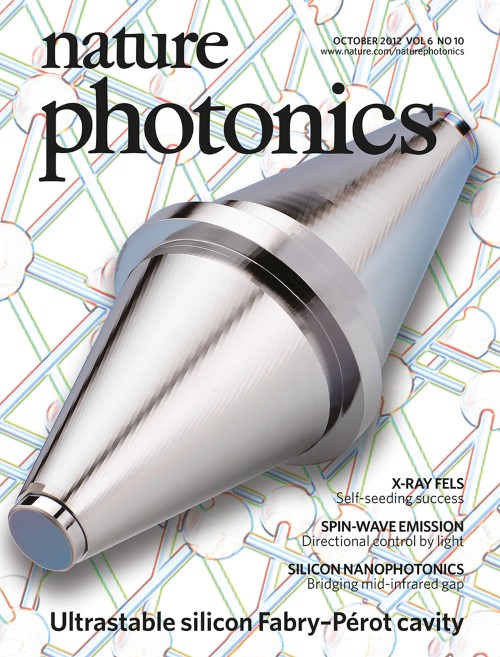 Nature Photonics目次の表紙