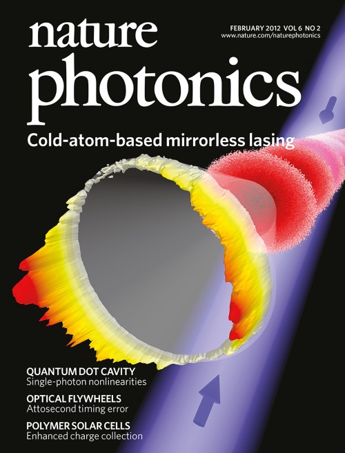 Nature Photonics目次の表紙